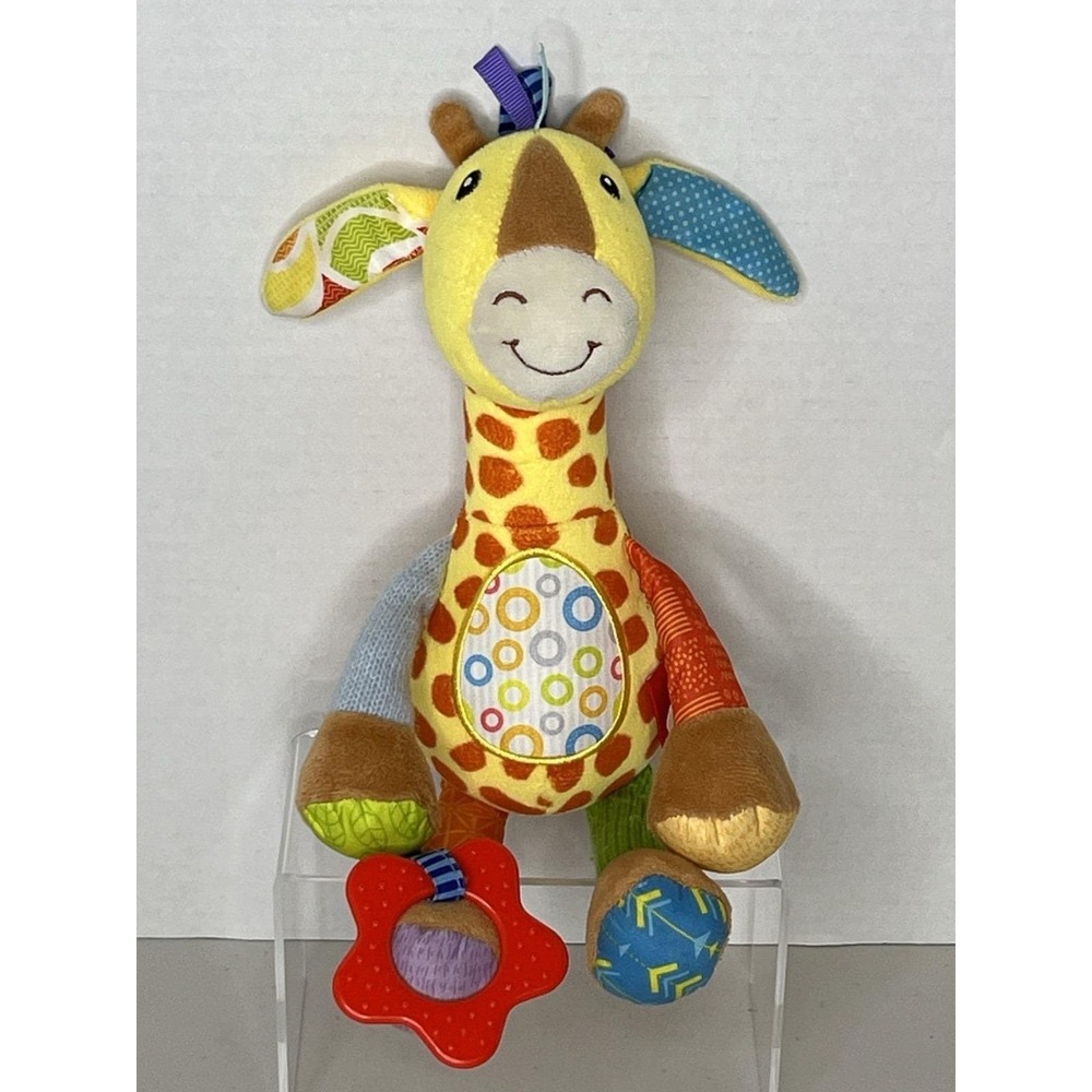 Baby Toy NUBY Giraffe Teething Toy With Rings